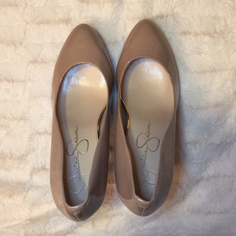 Jessica Simpson Malia Nude Pumps Sz 9 - Picture 2 of 8
